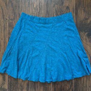 Toad & Co Small Blue Pull On Skirt
